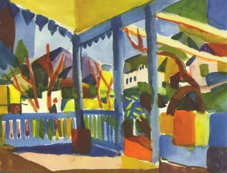 Terrace of the Country House in St. Germain